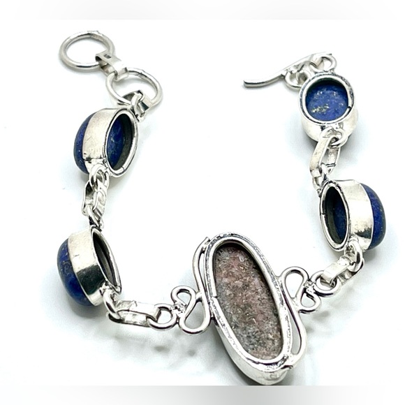 Lapis Lazuli Bracelet 6 1/2” - 7 1/2” - Picture 3 of 5